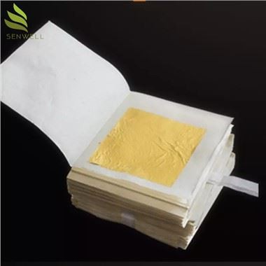 Bladfolie i guld 24 K ätbart guld