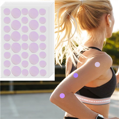 Solskyddande UV-detekterande ansiktsplåster